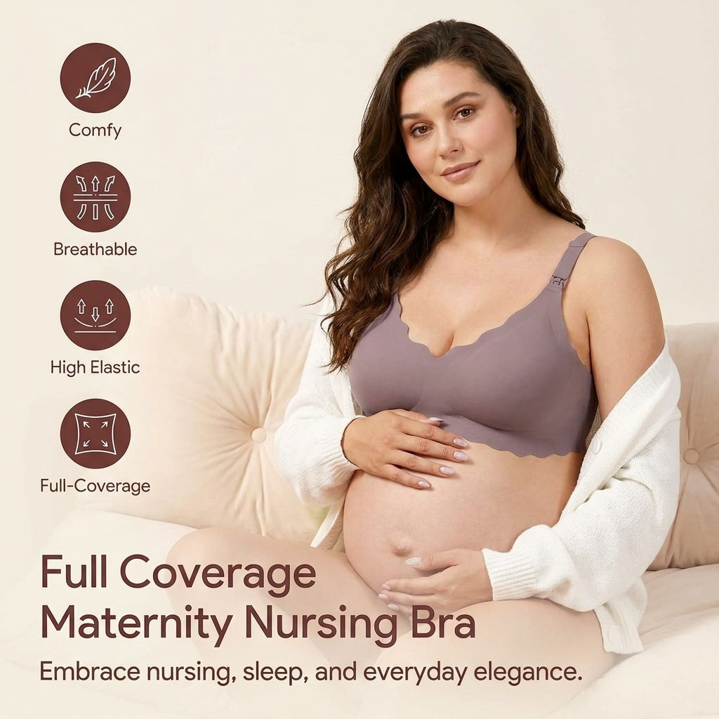 Nursing Bra Sleep - Бюстгальтер для беременных и кормящих мам