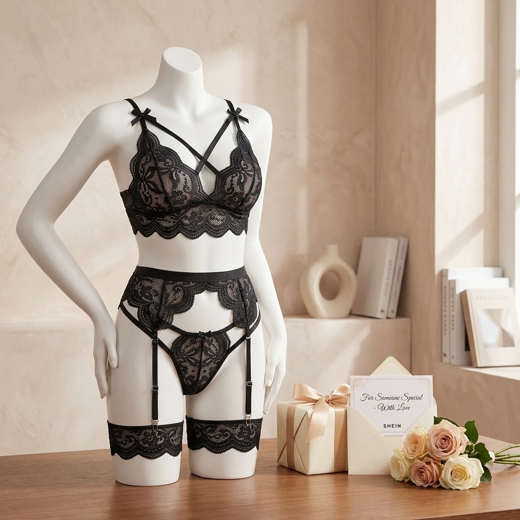 Женский комплект кружевного бе – обзор и цена Garter Belt Set