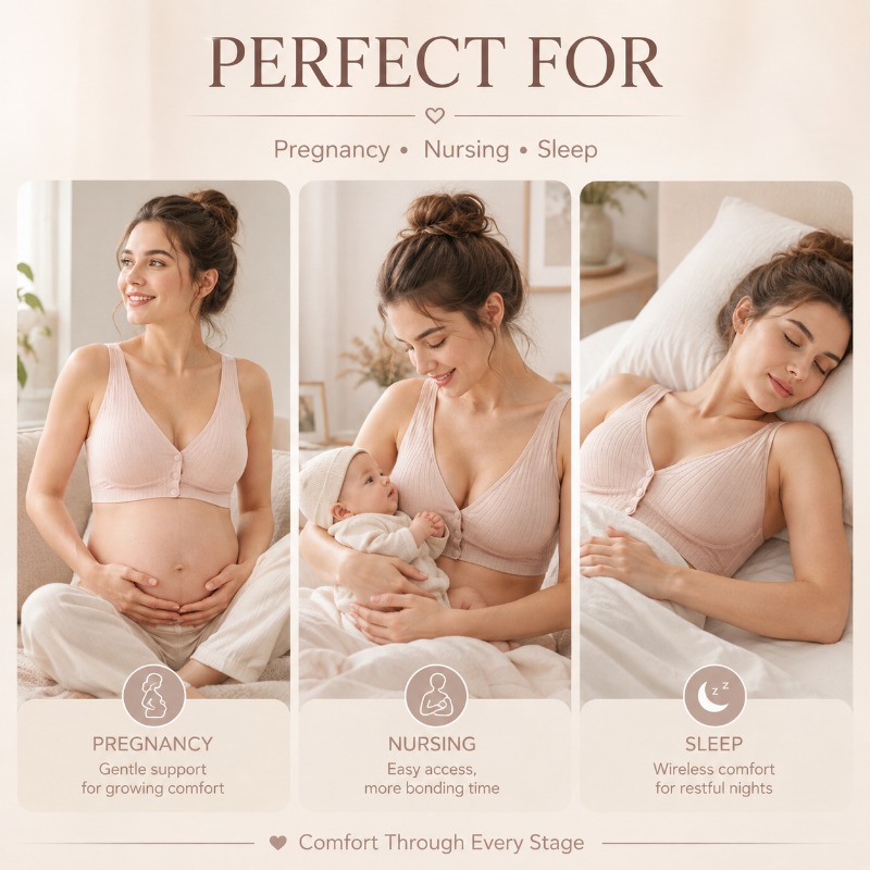 Женский бюстгальтер для кормящ – обзор и цена Nursing Bra Sleep
